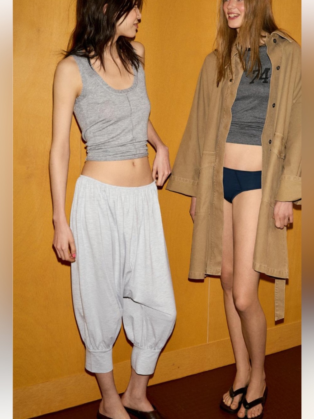 Zara CROPPED BALLOON PANTS